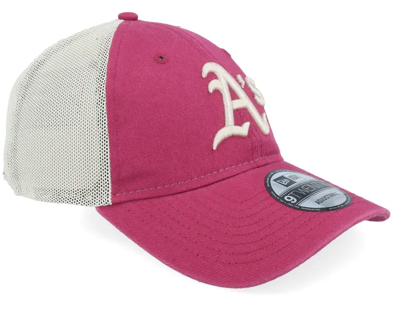 New Era Oakland Athletics Washed 9TWENTY Cherry/Stone Trucker online