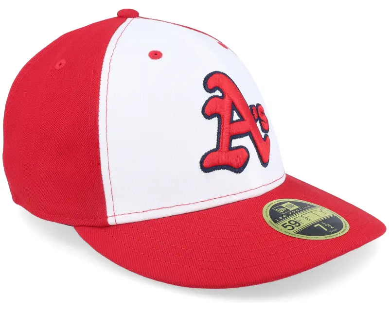 New Era Oakland Athletics Whiteboard Low Profile 59FIFTY Scarlet/White Fitted online