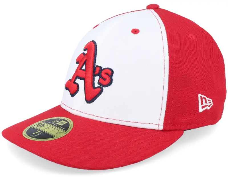 New Era Oakland Athletics Whiteboard Low Profile 59FIFTY Scarlet/White Fitted online