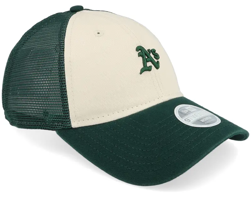 New Era Oakland Athletics Womens 9TWENTY Light Teracotta/Dark Green Trucker online