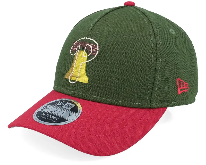 New Era Philadelphia Phillies City Feature M-Crown Green/Red A-frame Adjustable online