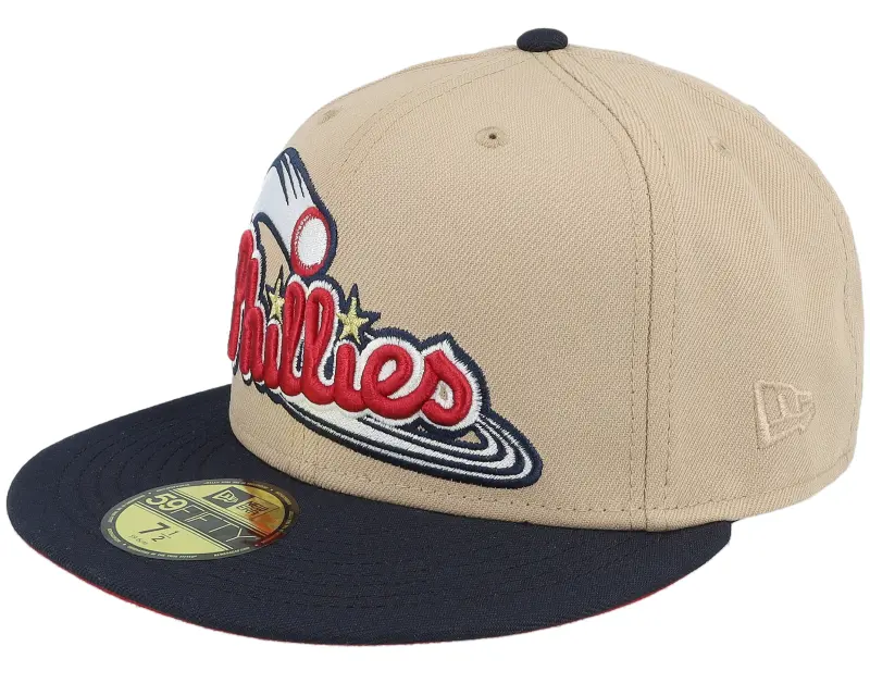 New Era Philadelphia Phillies Desert Breeze 59FIFTY 96 All Star Game Camel/Navy Fitted online