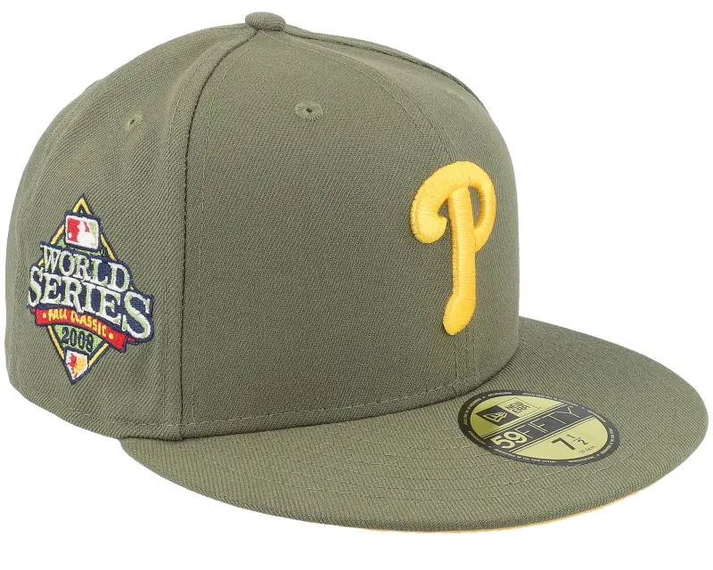 New Era Philadelphia Phillies Launch 59FIFTY Olive Fitted online