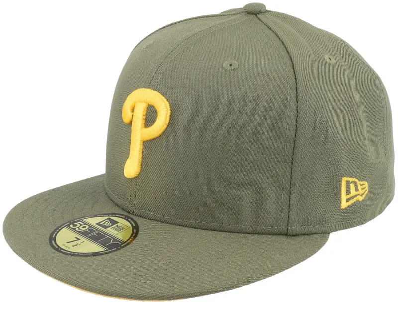 New Era Philadelphia Phillies Launch 59FIFTY Olive Fitted online