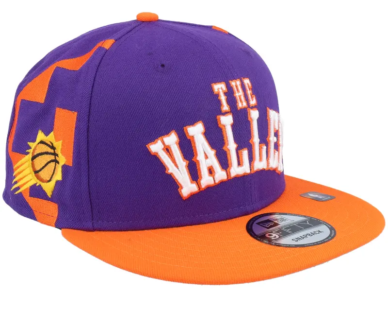 New Era Phoenix Suns NBA24 City Edition 9FIFTY Purple/Orange Snapback online
