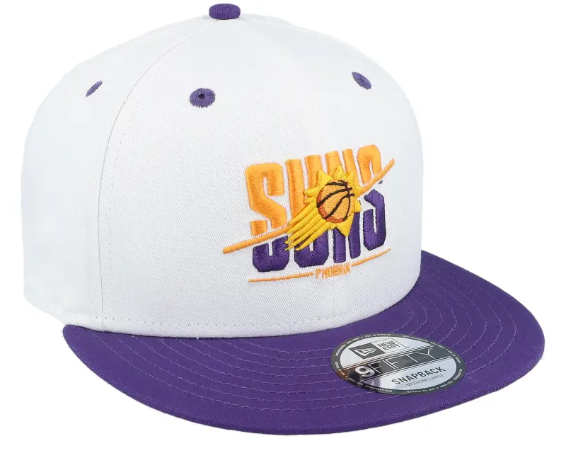New Era Phoenix Suns White Crown 9FIFTY White/Purple Snapback online