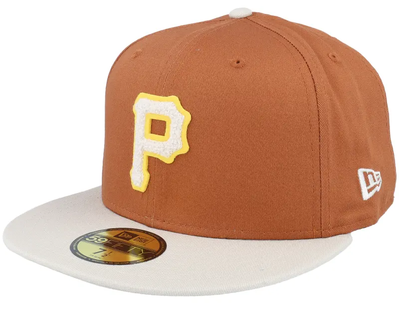 New Era Pittsburgh Pirates Boucle 59FIFTY Pitpir Burnt/Stone Fitted online
