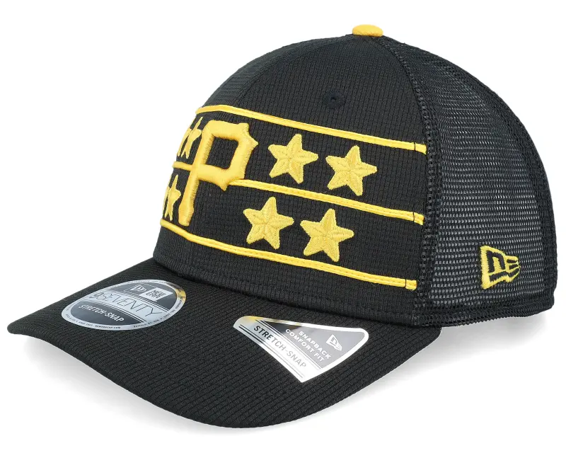 New Era Pittsburgh Pirates MLB Batting Practice 9SEVENTY Black/Yellow Trucker online