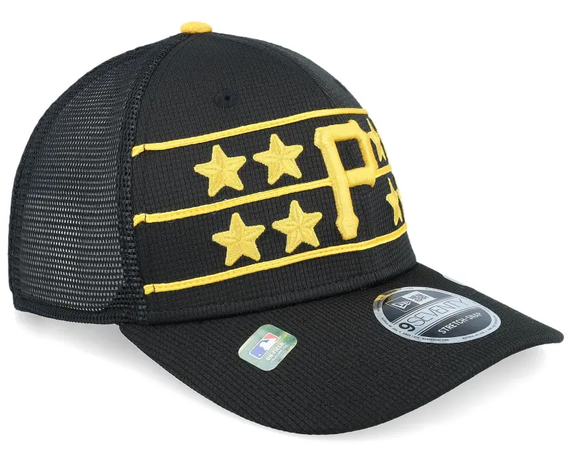 New Era Pittsburgh Pirates MLB Batting Practice 9SEVENTY Black/Yellow Trucker online