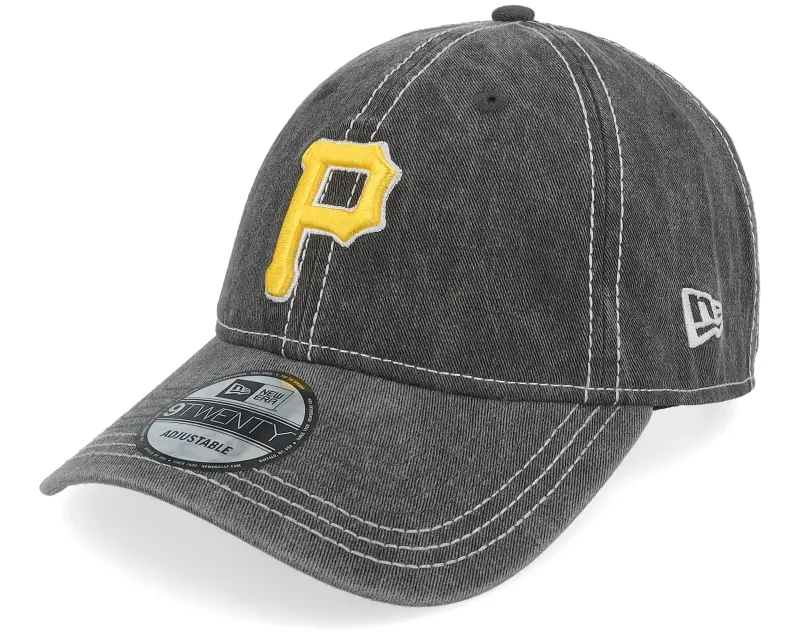 New Era Pittsburgh Pirates Washed Contrast 9TWENTY Black/Yellow Dad Cap online