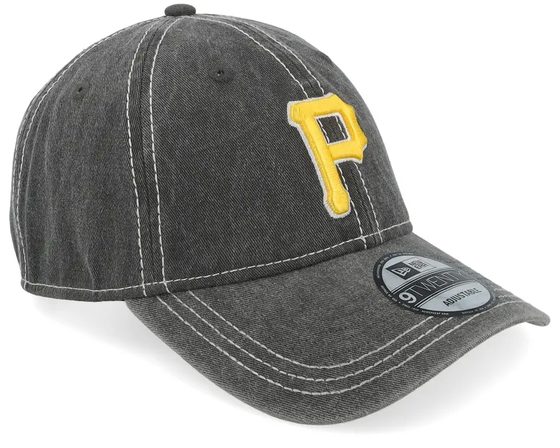 New Era Pittsburgh Pirates Washed Contrast 9TWENTY Black/Yellow Dad Cap online