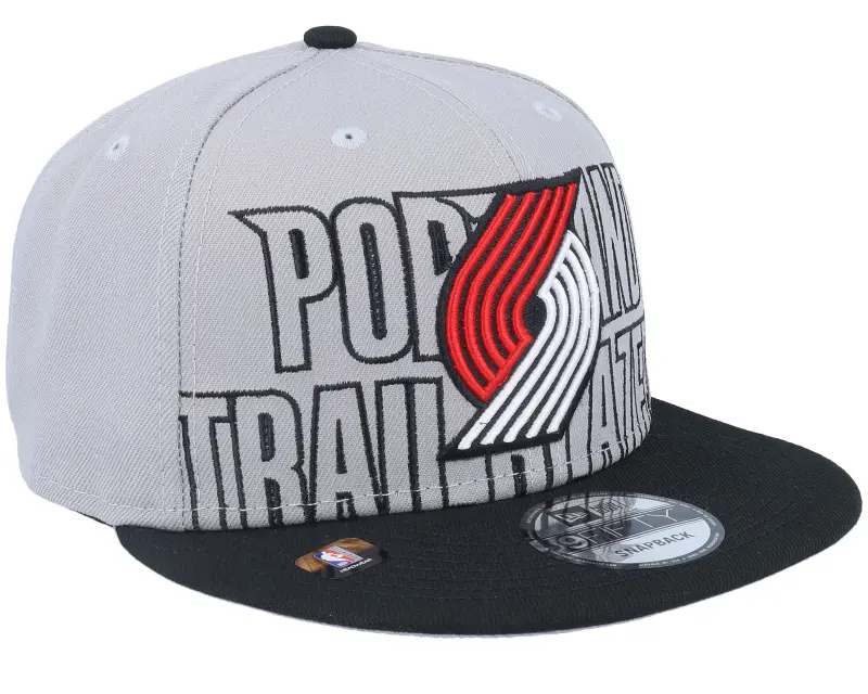 New Era Portland Trail Blazers 2023 NBA Draft 9FIFTY Grey/Black Snapback online