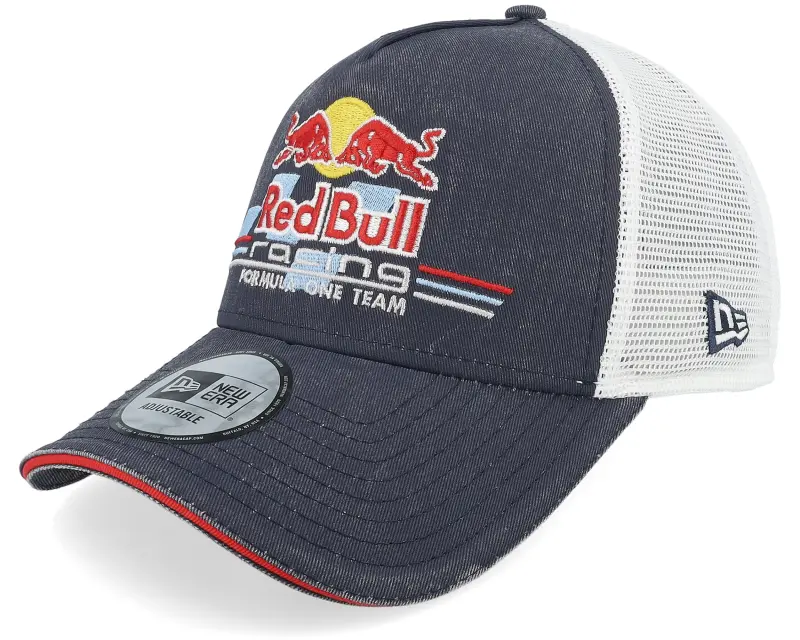 New Era Red Bull F1 25 Reedition Washed Navy/White A-Frame Trucker online