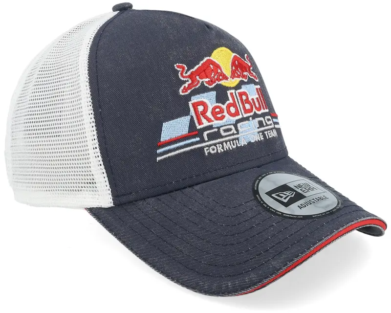 New Era Red Bull F1 25 Reedition Washed Navy/White A-Frame Trucker online