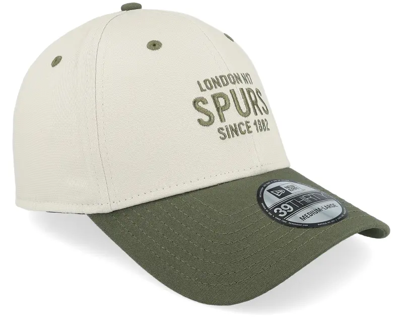 New Era San Antonio Spurs Contrast Visor 39THIRTY Stone/Olive Adjustable online
