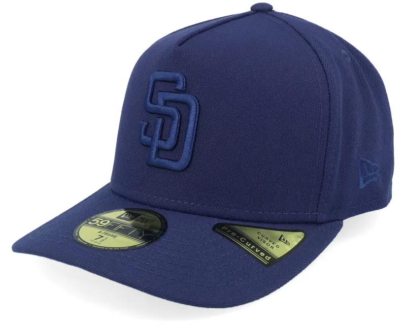 New Era San Diego Padres 59FIFTY Color Pack Light Navy A-frame Fitted online