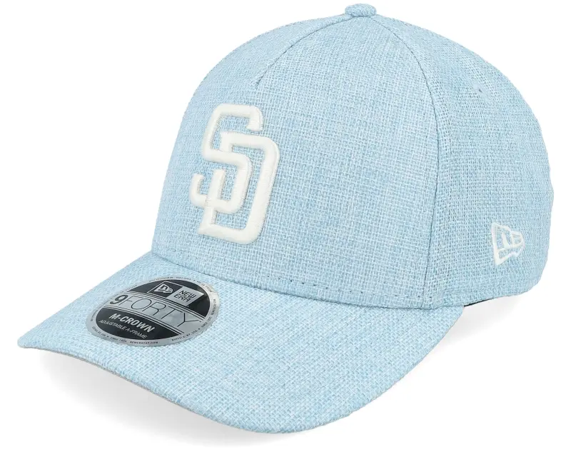 New Era San Diego Padres 9FORTY M-crown Cotton Weave Blue A-frame Adjustable online