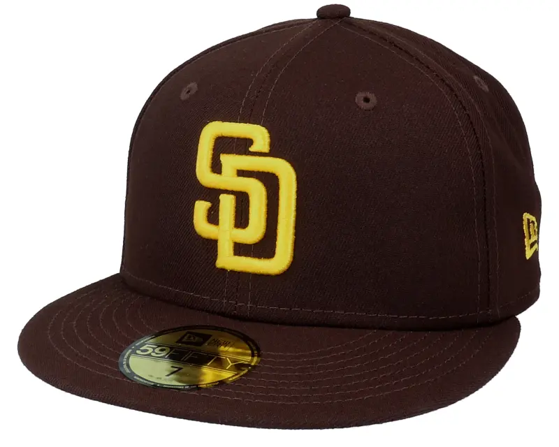 New Era San Diego Padres Authentic On-Field 59Fifty Brown/Yellow Fitted online