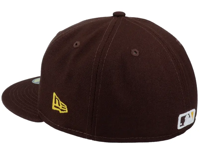 New Era San Diego Padres Authentic On-Field 59Fifty Brown/Yellow Fitted online