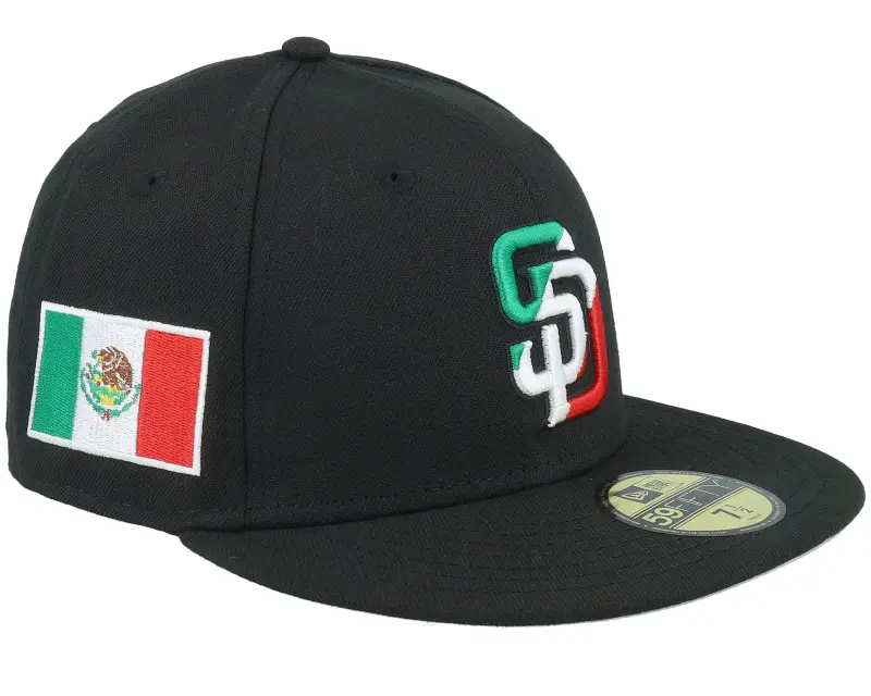 New Era San Diego Padres Dark Wave 59FIFTY Flag Black Fitted online