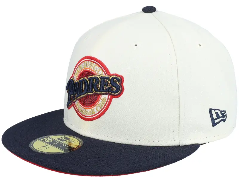 New Era San Diego Padres Division 59FIFTY 25th Chrome/Navy Snapback online