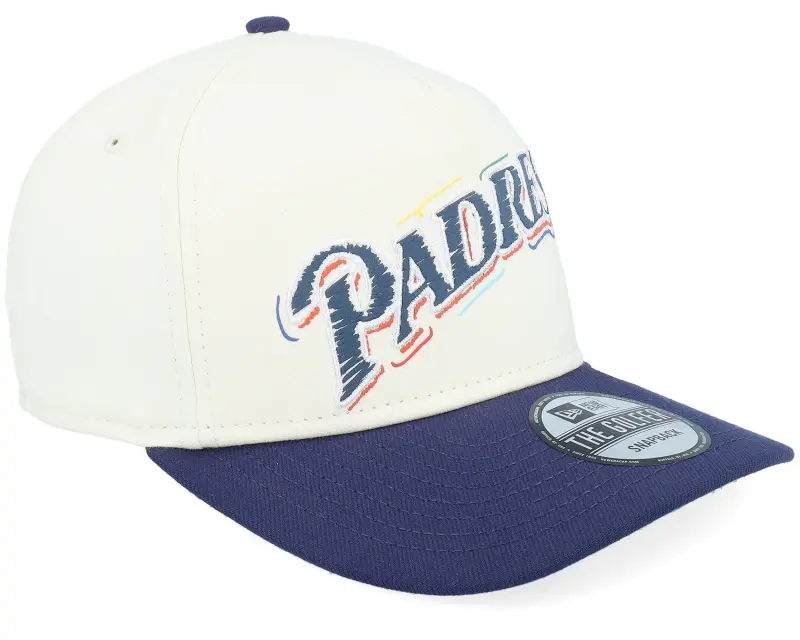 New Era San Diego Padres Team Scribble Chrome/Dark Royal A-frame Adjustable online