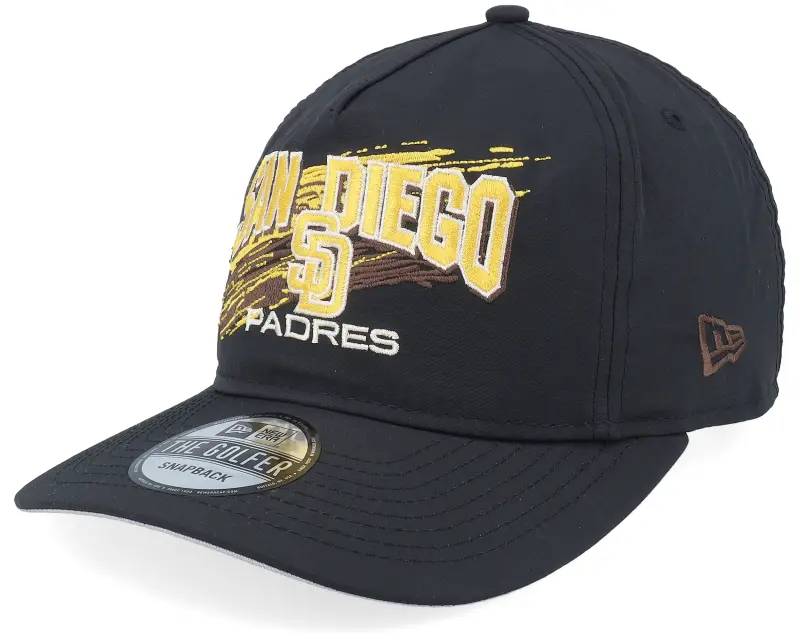New Era San Diego Padres Throwback Brush Black Strapback online