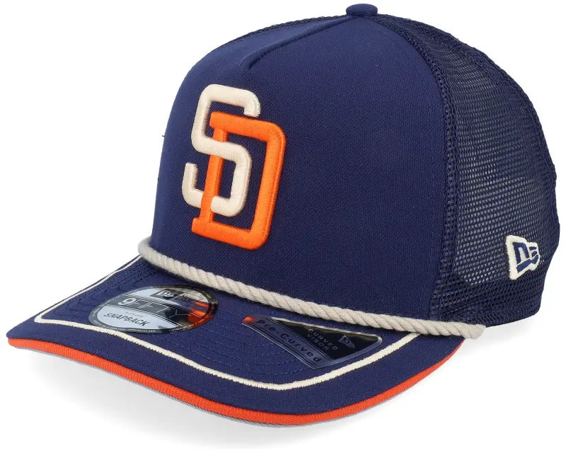 New Era San Diego Padres Vintage Team Rope 9FIFTY Dark Royal A-frame online