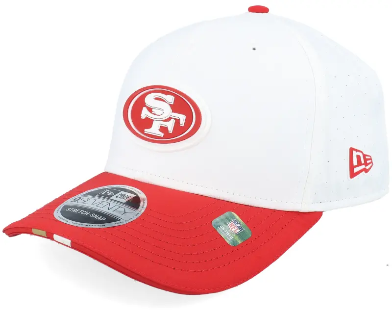New Era San Francisco 49ers NFL 25 Training 9SEVENTY White/Red Adjustable online