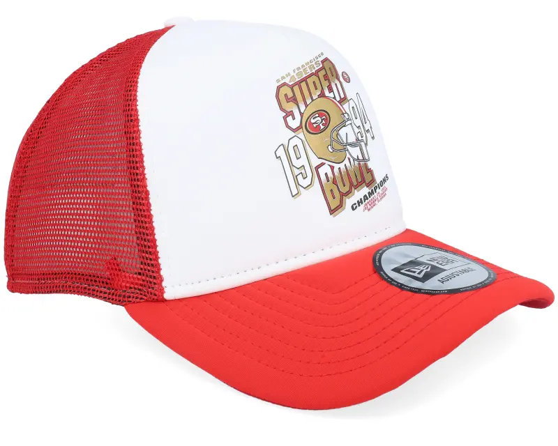 New Era San Francisco 49ers Super Bowl 1994 Red/White A-Frame Trucker online