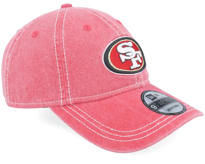 New Era San Francisco 49ers Washed Contrast 9TWENTY Red Dad Cap online