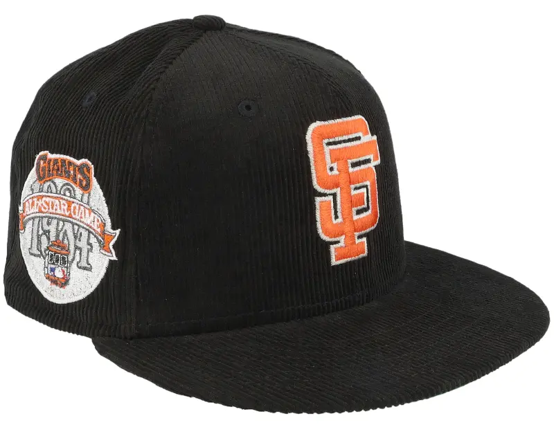 New Era San Francisco Giants Corduroy Flush 59FIFTY Black Fitted online