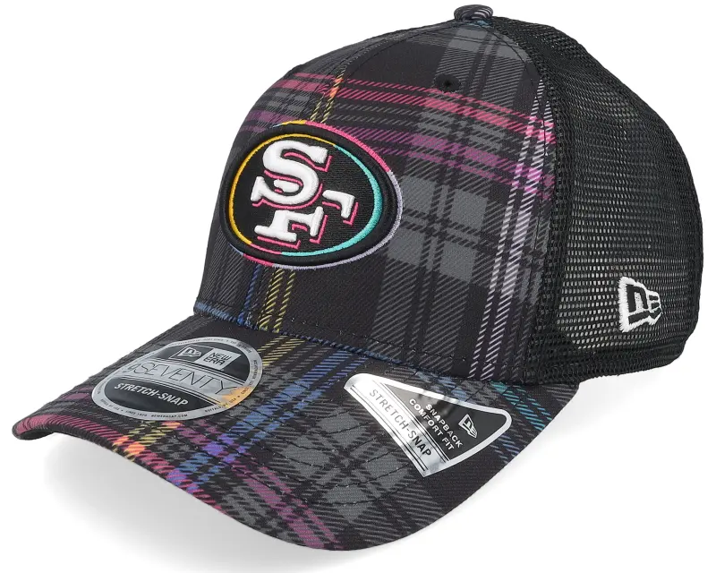 New Era San Francisco Giants NFL24 Crucial Catch 9SEVENTY Tartan Trucker online
