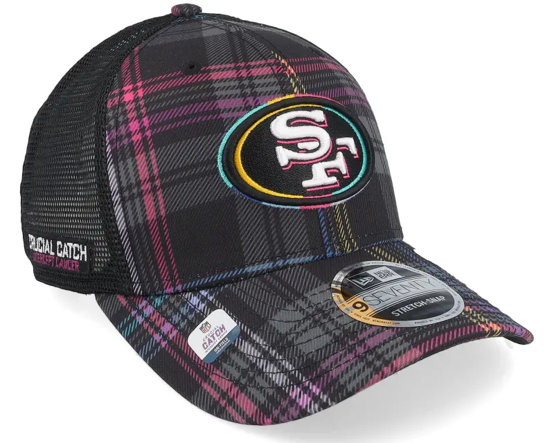 New Era San Francisco Giants NFL24 Crucial Catch 9SEVENTY Tartan Trucker online