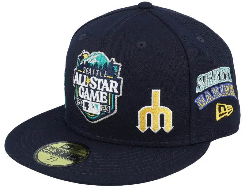 New Era Seattle Mariners 59FIFTY MLB All Star Game 23 Navy/Green Fitted online