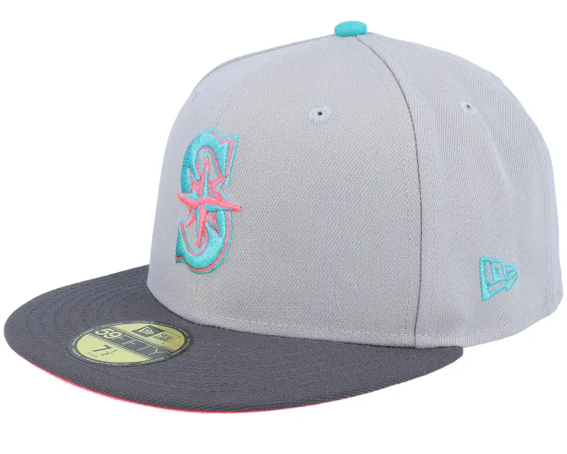 New Era Seattle Mariners 59FIFTY Neon Underground 35 Grey/Charcoal Fitted online
