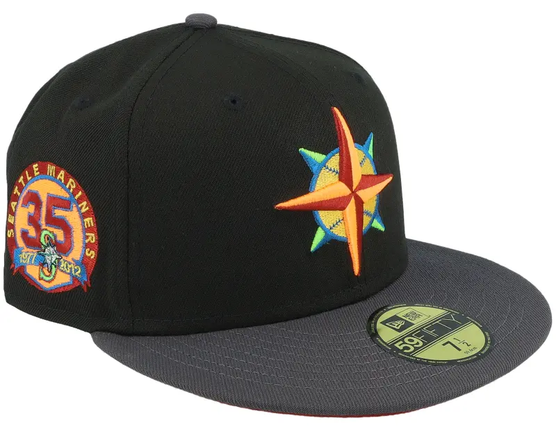 New Era Seattle Mariners 59FIFTY Thunder 35 Anniversary Black/Graphite Fitted online