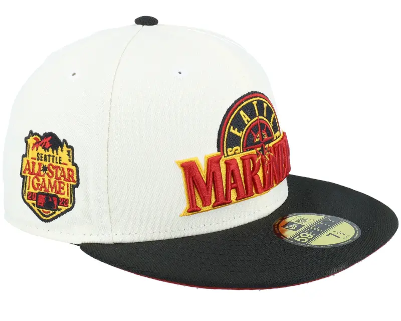 New Era Seattle Mariners 59FIFTY Titan White/Black Fitted online