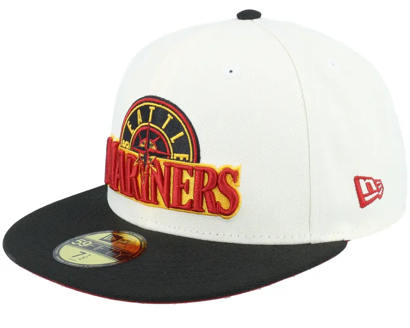 New Era Seattle Mariners 59FIFTY Titan White/Black Fitted online