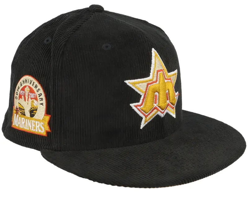 New Era Seattle Mariners Caramel Cord 59FIFTY Black Fitted online