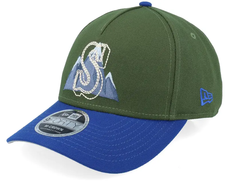 New Era Seattle Mariners City Feature M-Crown Green/Royal A-frame Adjustable online
