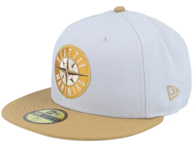 New Era Seattle Mariners Golden Bearings 59FIFTY Wt 30an Grey/Toffee Fitted online