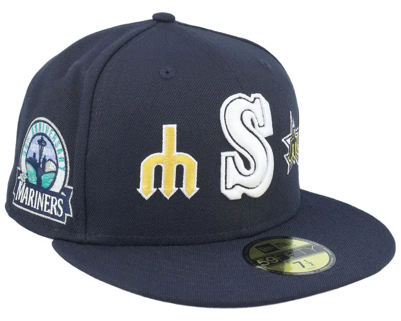 New Era Seattle Mariners MLB Cooperstown Patch 59FIFTY Navy Fitted online