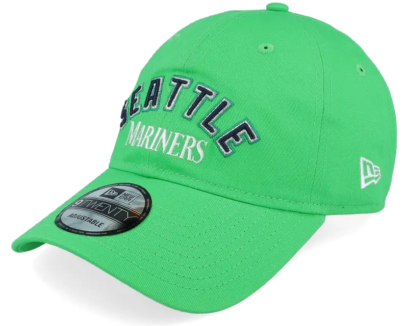 New Era Seattle Mariners MLB Wordmark 9TWENTY Green Dad Cap online