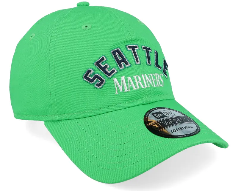 New Era Seattle Mariners MLB Wordmark 9TWENTY Green Dad Cap online