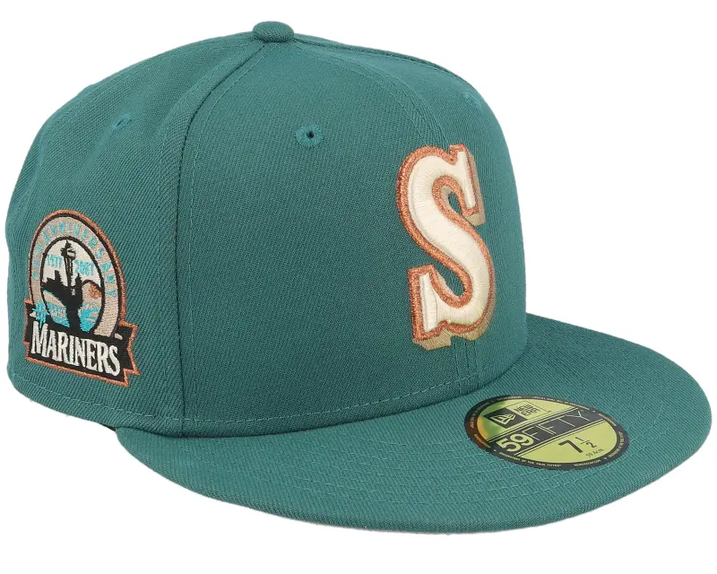 New Era Seattle Mariners Promenade 59FIFTY Pin Green Fitted online