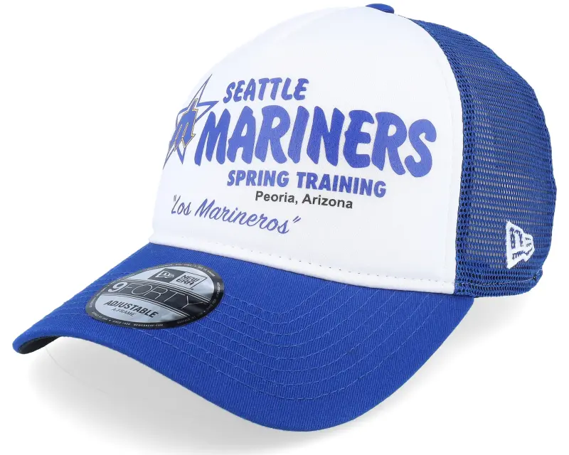 New Era Seattle Mariners Team 9FORTY Spring Training White/Blue Trucker online
