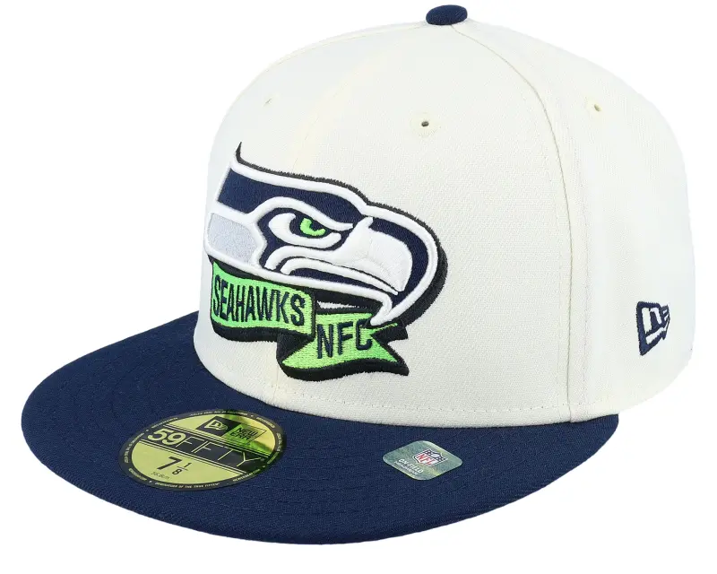 New Era Seattle Seahawks NFL22 Sideline 59FIFTY White/Navy Fitted online
