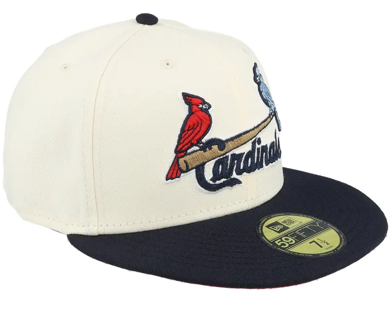 New Era St. Louis Cardinals Highland Ridge 59FIFTY Chrome/Navy/Scarlet Fitted online