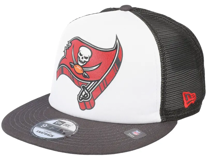 New Era Tampa Bay Buccaneers 9FIFTY Foamtruck C3 White/Brown Trucker online